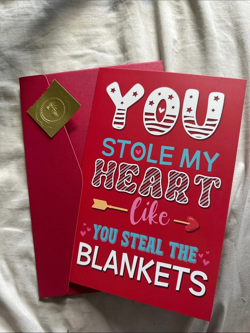 Red Valentine Greeting Card - 